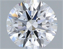 Lab Grown Diamond 1.02 Carats, Round with Ideal Cut, D Color, VVS1 Clarity and Certified by IGI