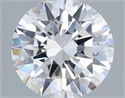 Del inventario de diamantes de laboratorio, 0.73 quilates, Redondo , Color D, claridad VVS2 y certificado IGI