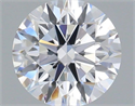 Del inventario de diamantes de laboratorio, 0.83 quilates, Redondo , Color D, claridad VVS2 y certificado IGI