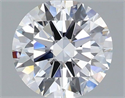 Lab Grown Diamond 1.01 Carats, Round with Excellent Cut, D Color, VVS1 Clarity and Certified by IGI