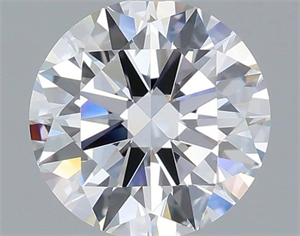 Picture of Lab Grown Diamond 1.01 Carats, Round with Excellent Cut, D Color, VVS1 Clarity and Certified by IGI