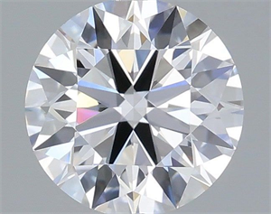 Picture of Lab Grown Diamond 1.02 Carats, Round with Ideal Cut, D Color, VVS1 Clarity and Certified by IGI