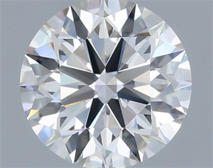 Picture of Lab Grown Diamond 1.06 Carats, Round with Ideal Cut, D Color, VVS1 Clarity and Certified by IGI