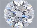 Lab Grown Diamond 1.18 Carats, Round with Ideal Cut, D Color, VVS2 Clarity and Certified by IGI