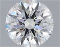 Del inventario de diamantes de laboratorio, 1.35 quilates, Redondo , Color F, claridad VS1 y certificado IGI