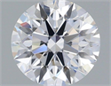 Lab Grown Diamond 1.10 Carats, Round with Ideal Cut, D Color, VVS2 Clarity and Certified by IGI