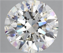 Natural Diamond 5.30 Carats, Round with Excellent Cut, I Color, VVS2 Clarity and Certified by GIA