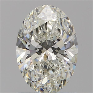 Picture of Natural Diamond 0.92 Carats, Oval with  Cut, I Color, SI1 Clarity and Certified by GIA