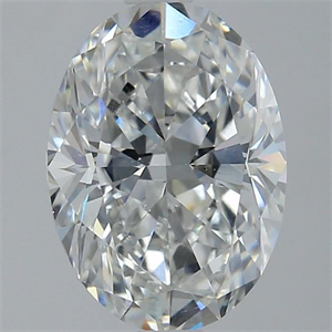 Foto Diamante Natural 2.20 quilates, Ovalado , Color F, claridad SI1 y certificado GIA de