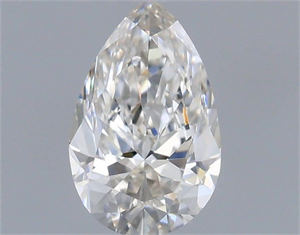 Picture of Natural Diamond 0.50 Carats, Pear with  Cut, G Color, VS1 Clarity and Certified by IGI