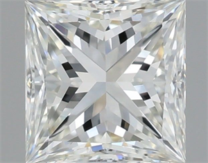Picture of Natural Diamond 1.00 Carats, Princess with  Cut, I Color, VVS1 Clarity and Certified by IGI
