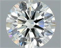 Natural Diamond 0.95 Carats, Round with Excellent Cut, K Color, IF Clarity and Certified by IGI