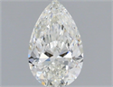 Natural Diamond 0.70 Carats, Pear with  Cut, I Color, IF Clarity and Certified by GIA