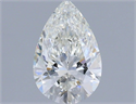 Natural Diamond 0.75 Carats, Pear with  Cut, I Color, VVS2 Clarity and Certified by GIA