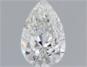 Natural Diamond 0.85 Carats, Pear with  Cut, G Color, VS1 Clarity and Certified by GIA