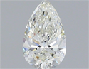 Natural Diamond 0.70 Carats, Pear with  Cut, H Color, IF Clarity and Certified by IGI