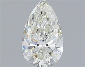 Picture of Natural Diamond 0.70 Carats, Pear with  Cut, H Color, IF Clarity and Certified by IGI