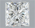 Natural Diamond 0.80 Carats, Princess with  Cut, I Color, VVS1 Clarity and Certified by GIA