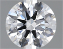 Natural Diamond 0.90 Carats, Round with Excellent Cut, H Color, VVS2 Clarity and Certified by GIA