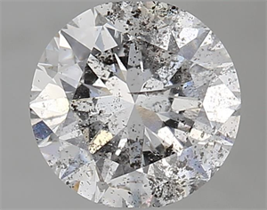 Picture of Natural Diamond 1.52 Carats, Round with Very Good Cut, F Color, I1 Clarity and Certified by IGI