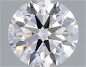 Lab Grown Diamond 1.02 Carats, Round with Ideal Cut, D Color, VVS1 Clarity and Certified by IGI
