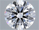 Lab Grown Diamond 1.39 Carats, Round with Ideal Cut, E Color, VVS2 Clarity and Certified by IGI
