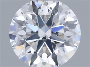 Picture of Natural Diamond 0.47 Carats, Round with Excellent Cut, D Color, SI2 Clarity and Certified by GIA