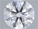 Natural Diamond 0.40 Carats, Round with Excellent Cut, D Color, SI1 Clarity and Certified by IGI