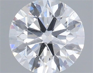 Picture of Natural Diamond 0.40 Carats, Round with Excellent Cut, D Color, SI1 Clarity and Certified by IGI