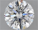 Natural Diamond 1.80 Carats, Round with Excellent Cut, G Color, VVS1 Clarity and Certified by IGI