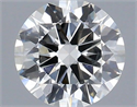 Natural Diamond 0.40 Carats, Round with Excellent Cut, H Color, VS2 Clarity and Certified by IGI