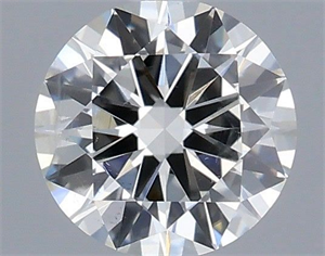 Picture of Natural Diamond 0.40 Carats, Round with Excellent Cut, H Color, VS2 Clarity and Certified by IGI