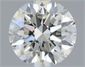 Natural Diamond 0.40 Carats, Round with Excellent Cut, H Color, VS2 Clarity and Certified by IGI