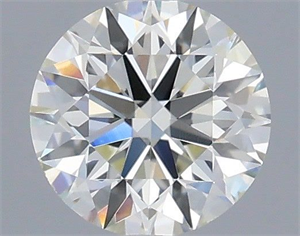 Picture of Natural Diamond 0.40 Carats, Round with Excellent Cut, H Color, VS2 Clarity and Certified by IGI