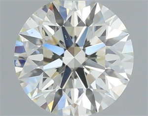 Foto Diamante Natural 0.40 quilates, Redondo , Color K, claridad SI1 y certificado IGI de