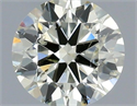 Natural Diamond 0.40 Carats, Round with Excellent Cut, K Color, SI2 Clarity and Certified by IGI