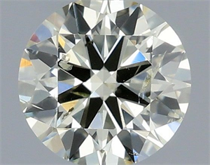 Picture of Natural Diamond 0.40 Carats, Round with Excellent Cut, K Color, SI2 Clarity and Certified by IGI