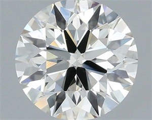 Picture of Natural Diamond 0.86 Carats, Round with Excellent Cut, I Color, VS2 Clarity and Certified by IGI