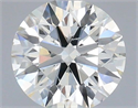 Natural Diamond 0.50 Carats, Round with Excellent Cut, H Color, SI1 Clarity and Certified by IGI