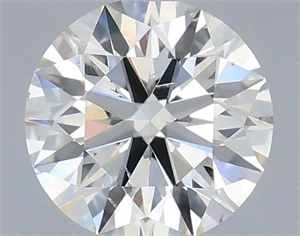 Picture of Natural Diamond 0.50 Carats, Round with Excellent Cut, H Color, SI1 Clarity and Certified by IGI