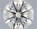 Natural Diamond 0.51 Carats, Round with Excellent Cut, K Color, VS1 Clarity and Certified by IGI