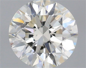 Picture of Natural Diamond 0.50 Carats, Round with Excellent Cut, I Color, VS2 Clarity and Certified by IGI