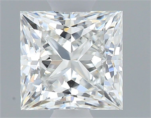 Picture of Natural Diamond 0.70 Carats, Princess with  Cut, G Color, SI1 Clarity and Certified by GIA