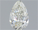 Natural Diamond 1.00 Carats, Pear with  Cut, H Color, SI1 Clarity and Certified by IGI