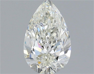 Picture of Natural Diamond 1.00 Carats, Pear with  Cut, H Color, SI1 Clarity and Certified by IGI