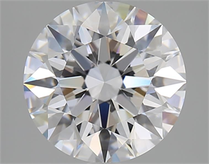 Picture of Natural Diamond 3.12 Carats, Round with Excellent Cut, D Color, VVS1 Clarity and Certified by GIA