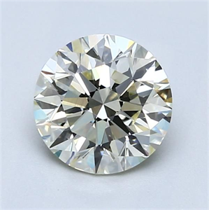 Picture of Natural Diamond 1.50 Carats, Round with Excellent Cut, M Color, VVS1 Clarity and Certified by HRD