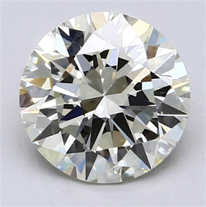 Picture of Natural Diamond 2.40 Carats, Round with Excellent Cut, M Color, VVS1 Clarity and Certified by HRD