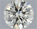 Natural Diamond 0.40 Carats, Round with Excellent Cut, L Color, VS1 Clarity and Certified by IGI