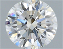 Natural Diamond 0.60 Carats, Round with Excellent Cut, I Color, VS2 Clarity and Certified by IGI